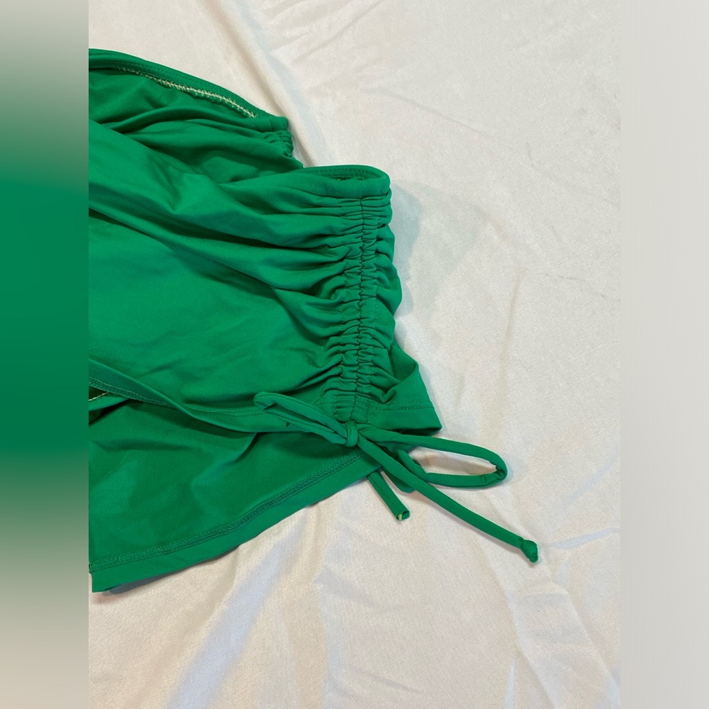 Bisou Bisou Swim Green Bikini Bottoms Size X-Large